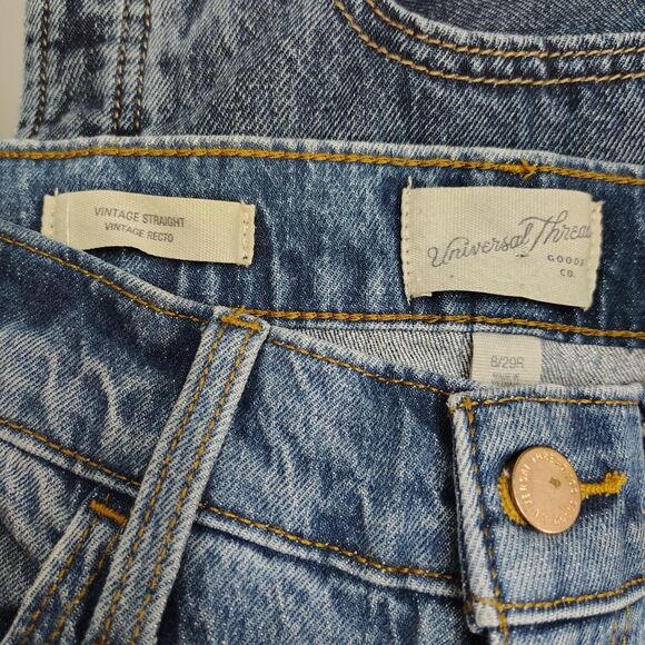 UNIVERSAL THREAD Vintage Straight Wide Leg Women's 8 / 29 High Rise Jeans - Picture 3 of 4